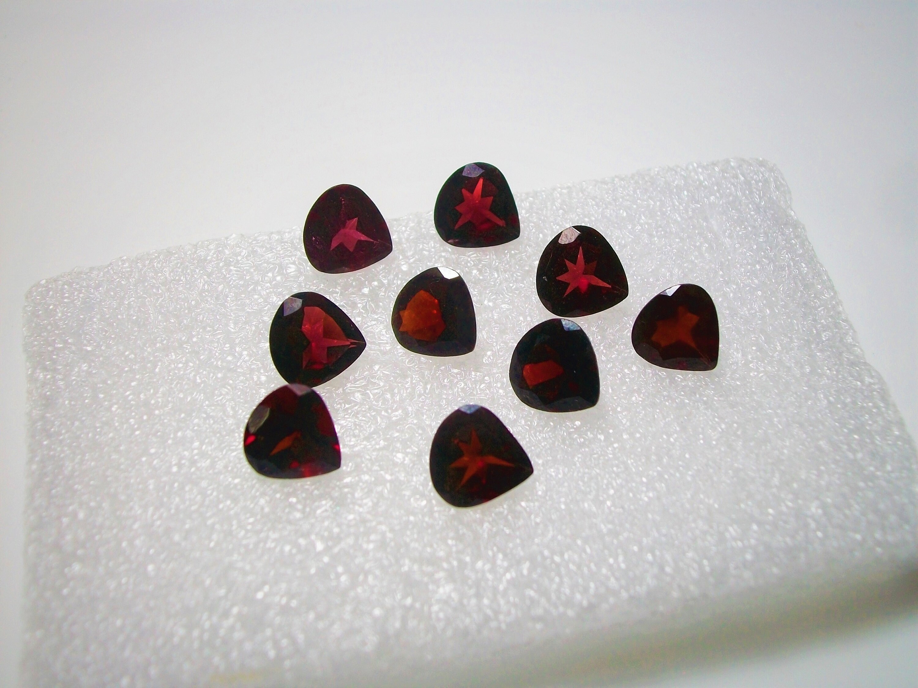Natural Red Garnet Heart Faceted Gemstone,top Quality Garnet,garnet Gemstone,heart Gemstone Size 4x4 To 8x8 Mm,wedding,anniversary Gemstone