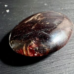 Rhodolite Red Star Garnet 2.2 Almandine Polished Flat Palm Stone