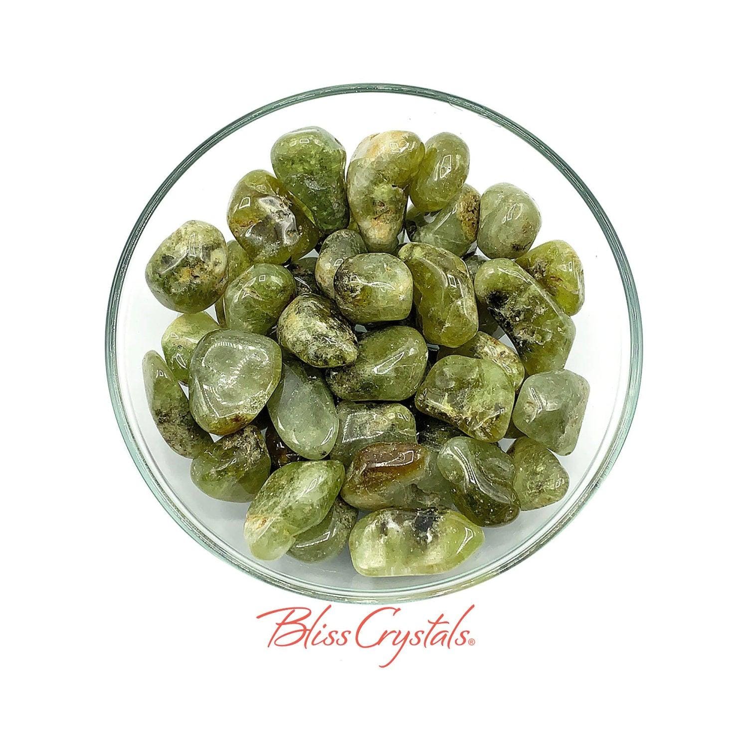 Green Garnet Tumbled Stone #gt25