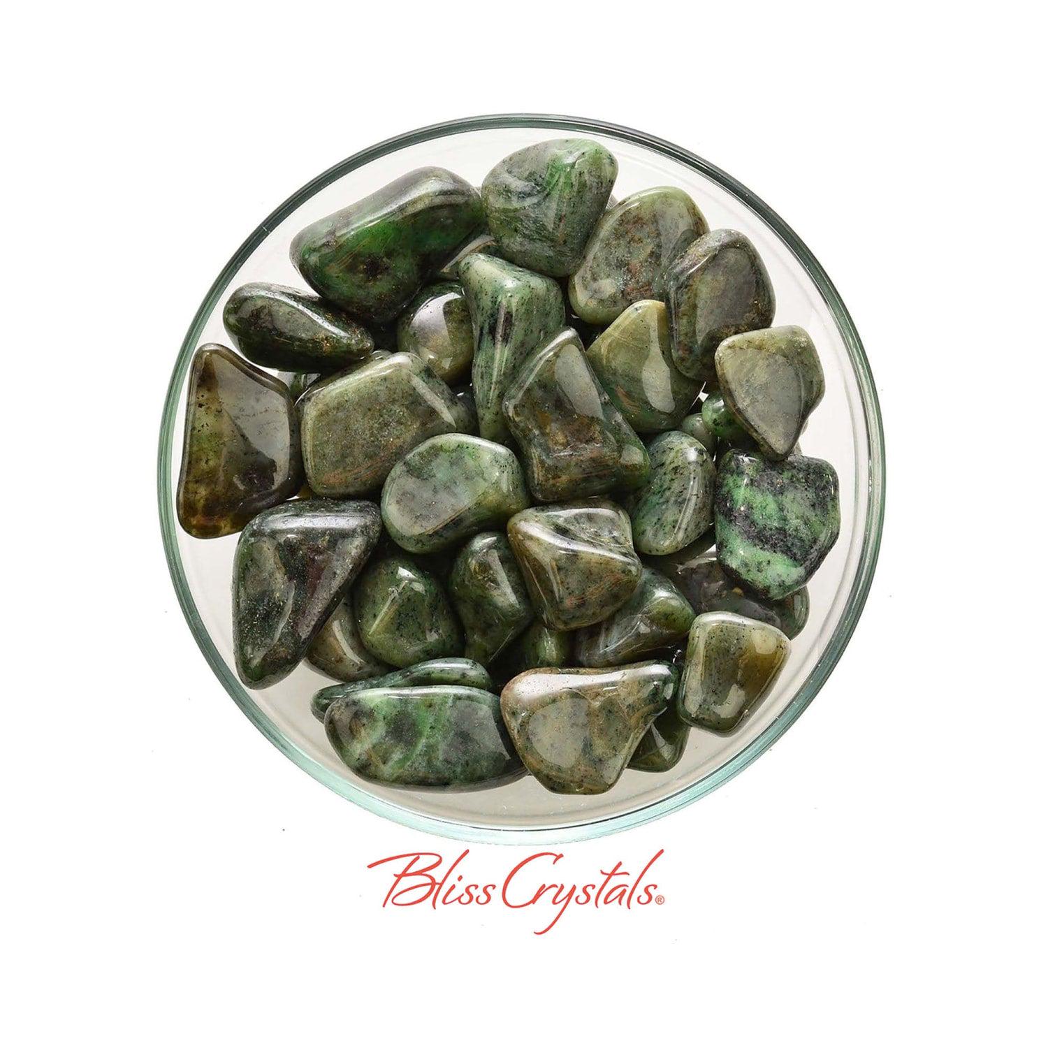 Grossularite Tumbled Stone Aka Green Garnet #gl01