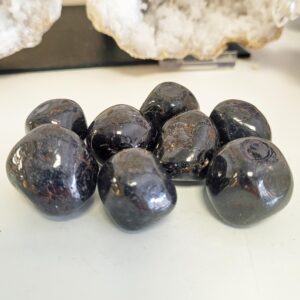 Garnet Crystal Tumble Stone • Ethically Sourced Garnet Crystal Tumble Stone • Ethically Sourced