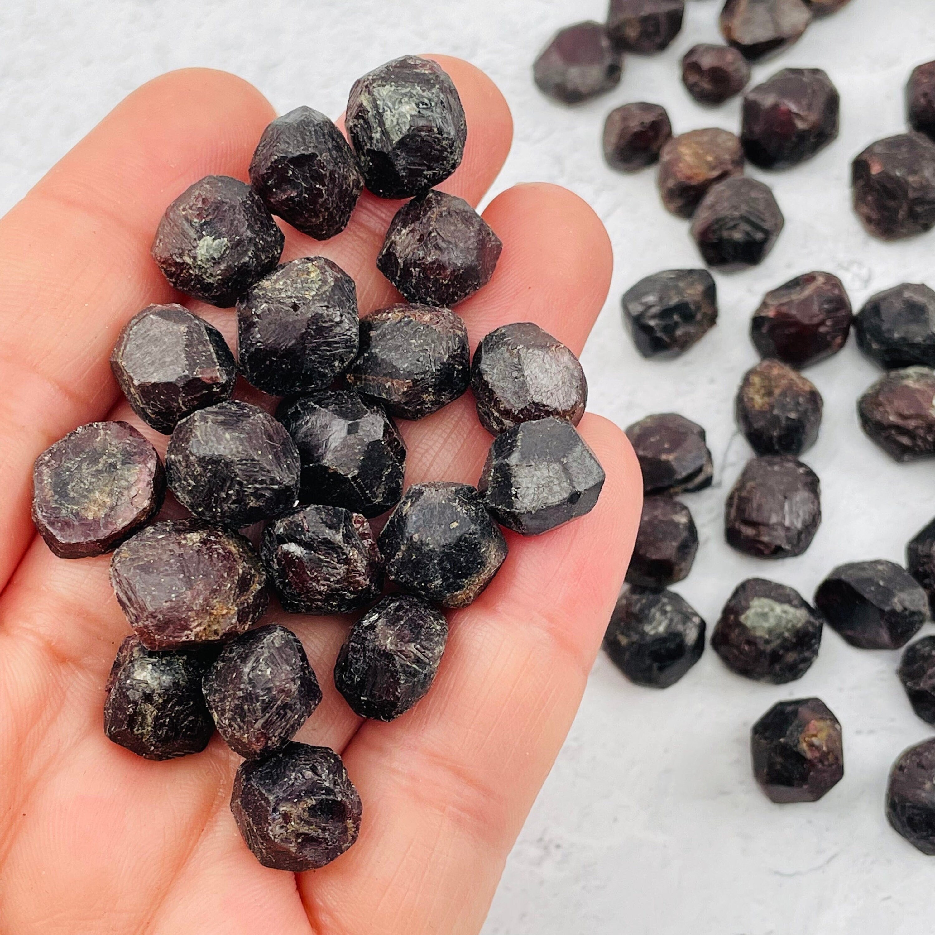 Garnet Crystals 1/2lb Bag Small Tumbled Nuggets - Bulk Wholesale Crystals