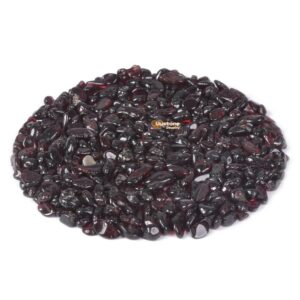 Natural Garnet Polished Chips Crushed Tumbled Stone Crystal Healing Embellishments 100 Grams Natural Garnet Polished Chips Crushed Tumbled Stone Crystal Healing Embellishments 100 Grams
