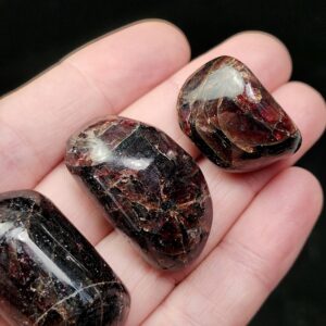 Polished Garnet Crystal - Tumbled Garnet Stone - Red Garnet Gemstones - Garnet Specimen Polished Garnet Crystal - Tumbled Garnet Stone - Red Garnet Gemstones - Garnet Specimen