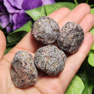 Red Garnet Crystal Specimen: Tumbled Natural Garnet Crystals Red Garnet Crystal Specimen: Tumbled Natural Garnet Crystals