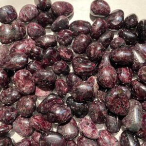 Red Garnet Tumble, High Grade Red Garnet Tumble, Garnet Polished, January Birthstone, Almandine Garnet Tumbled Stone, Stone For Root Chakra Red Garnet Tumble, High Grade Red Garnet Tumble, Garnet Polished, January Birthstone, Almandine Garnet Tumbled Stone, Stone For Root Chakra