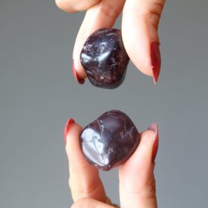 Garnet Tumbled Stones Meaningful Lovers Deep Red Crystal
