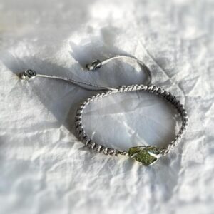 Genuine Moldavite Bracelet (0.9g): Cosmic Talisman