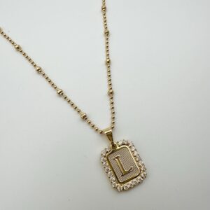 Gold Initial Necklace, Personalized Jewelry, Letter Necklace, Gift For Her, Mothers Day