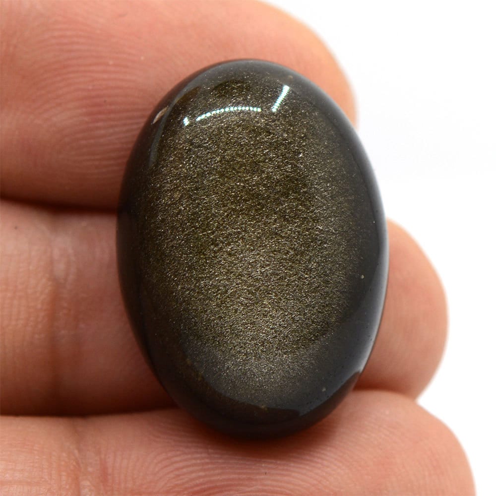 2pcs Of 25mm Aaa Natural Golden Obsidian Oval Flatback Cab Cabochon 2pcs Of 25mm Aaa Natural Golden Obsidian Oval Flatback Cab Cabochon