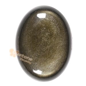 40mm Golden Obsidian oval flatback cab cabochon 40mm Golden Obsidian oval flatback cab cabochon