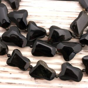 Golden Obsidian freeform beads (ETB01000)