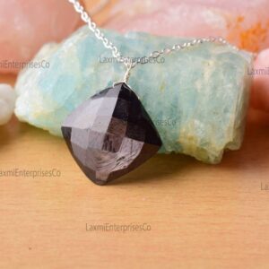 Golden Sheen Obsidian Pendant In 925 Sterling Silver, Gemstone Necklace, Gemstone Jewelry, Stone Pendant, Handmade, Fancy Shape, Gift Her
