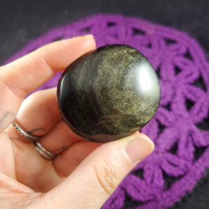 Gold Sheen Obsidian Small Palmstone Crystal Palm Stone Polished Unique Natural Black Shiny High Quality Mexico Gold Sheen Obsidian Small Palmstone Crystal Palm Stone Polished Unique Natural Black Shiny High Quality Mexico