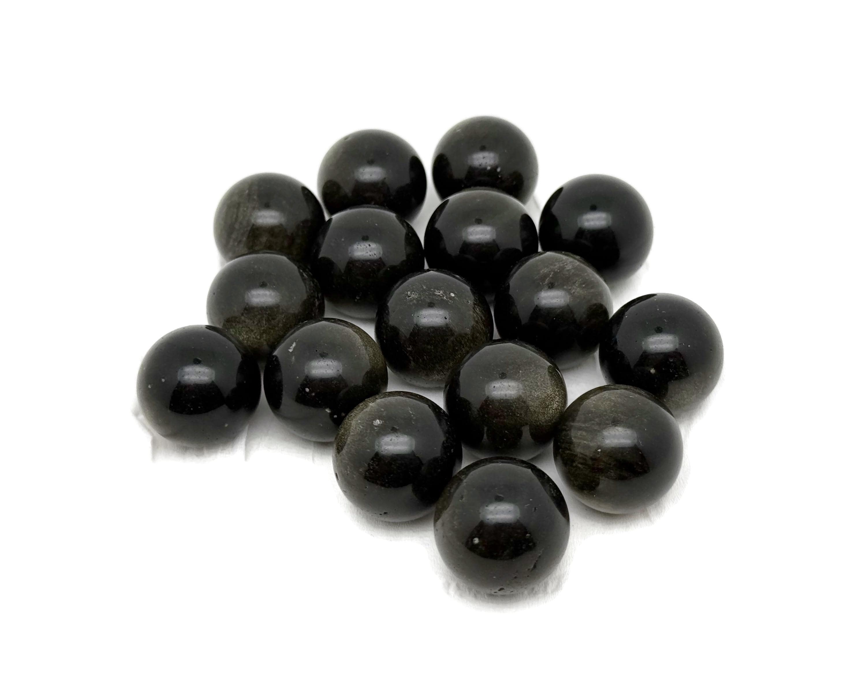 Golden Sheen Obsidian Sphere Gemstone – Crystal Sphere - Healing Stone – Crystal Ball – Crystal Décor – 20mm - Sp1064