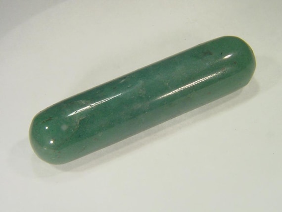 Gorgeous  Jade 65mm X 15mm Message Healing (6) Wands 4768e  Abe
