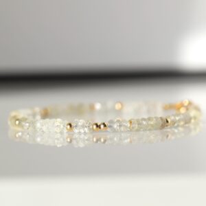 Green Amethyst bracelet 14k gold filled, green Prasiolite bracelet, genuine Amethyst delicate bracelet, February birthstone, womens gift Green Amethyst bracelet 14k gold filled, green Prasiolite bracelet, genuine Amethyst delicate bracelet, February birthstone, womens gift