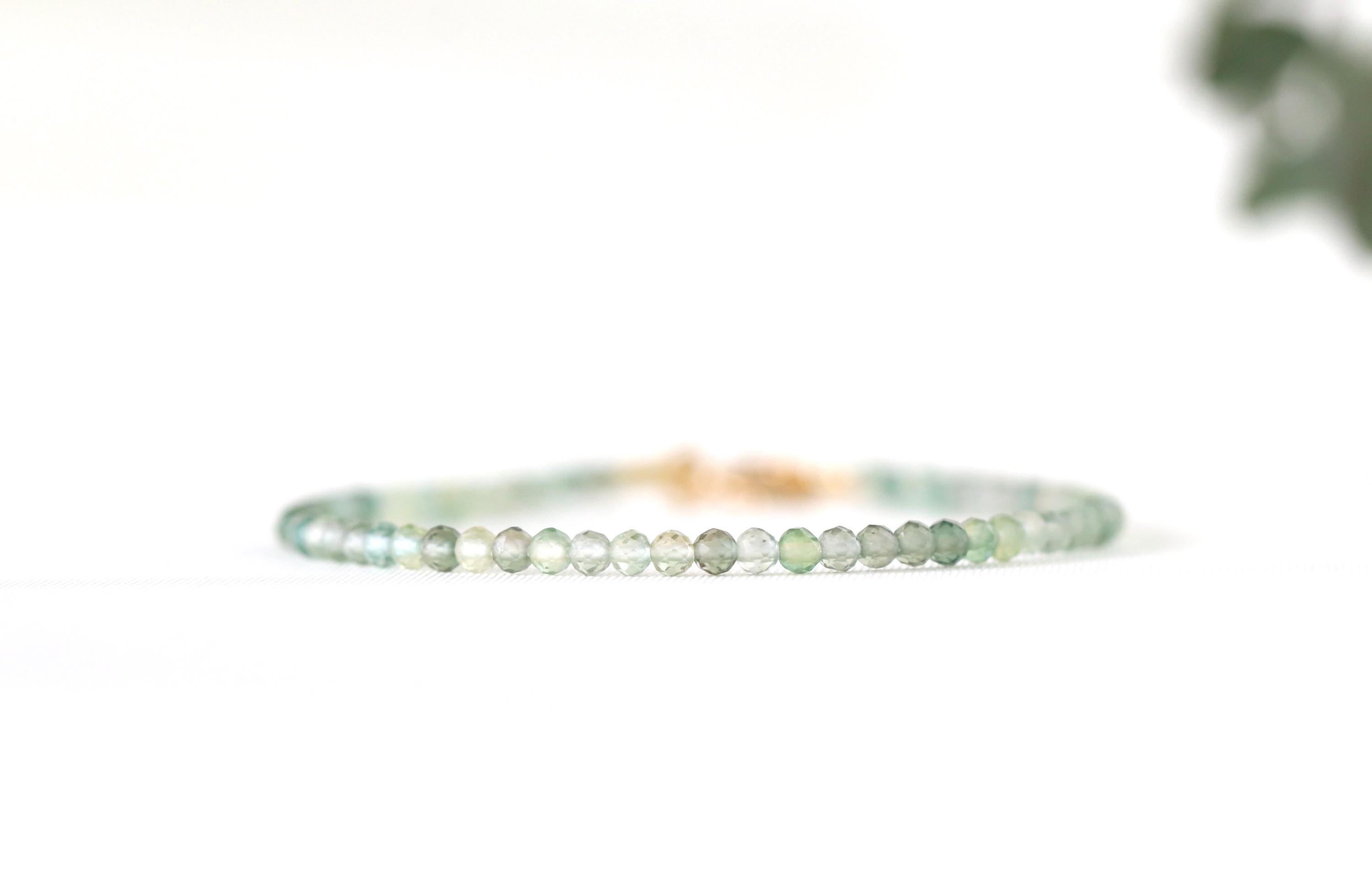 Green Amethyst Bracelet, Dainty Gemstone Jewelry, February Birthstone, Green Crystal Bracelet, Women's Gift, Handmade Bracelet Green Amethyst Bracelet, Dainty Gemstone Jewelry, February Birthstone, Green Crystal Bracelet, Women's Gift, Handmade Bracelet