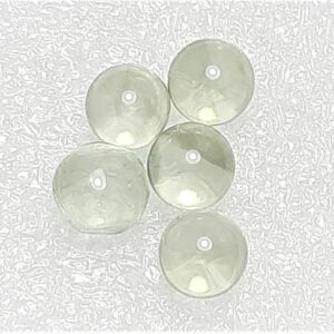 Green Amethyst Cabochon: 6x6 Mm Plain Ball Gemstone