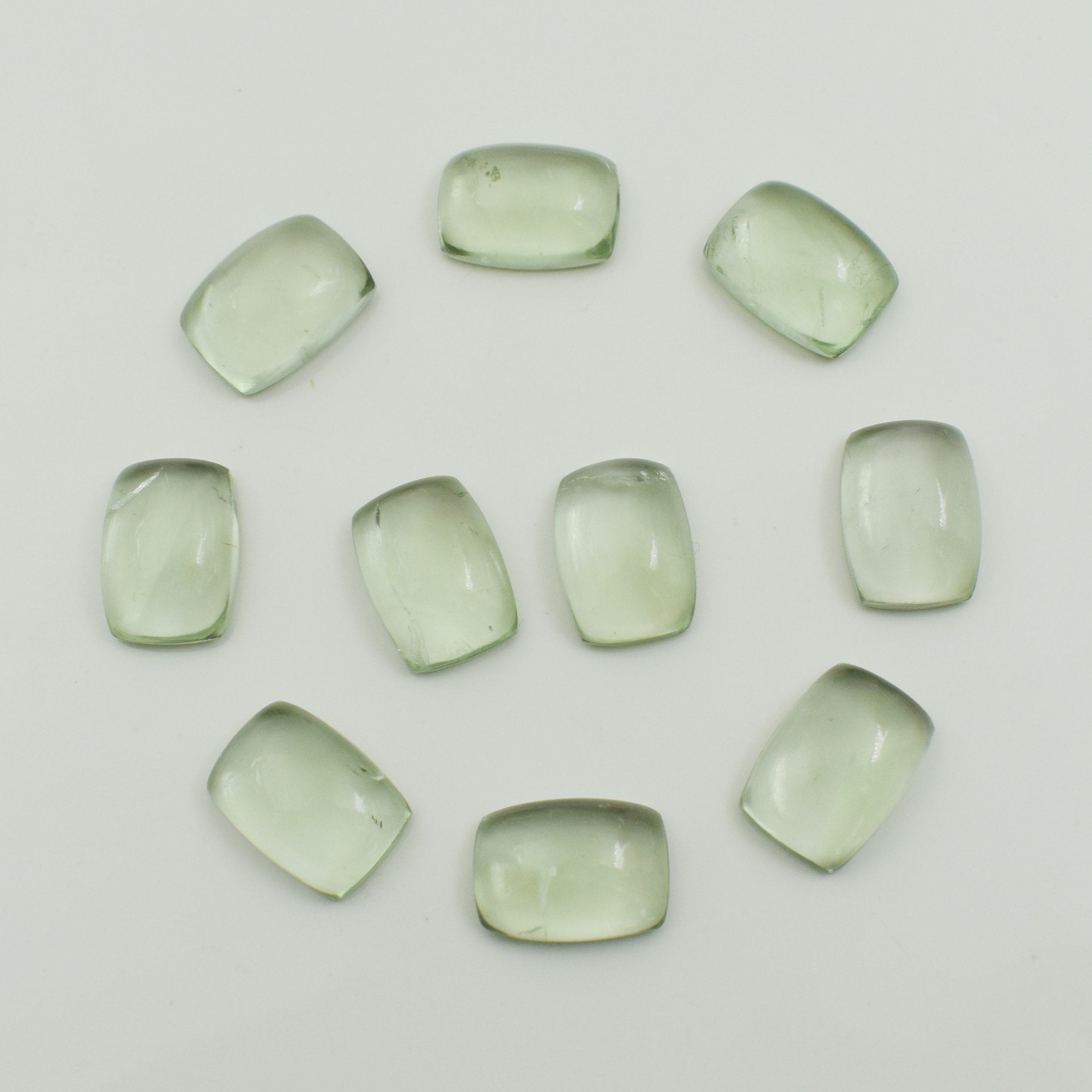 Natural Green Amethyst Rectangle Calibrated Loose Gemstone Cabochon 3x5-20x30mm | Jewelry Making Stone | Wholesale Lot Available Natural Green Amethyst Rectangle Calibrated Loose Gemstone Cabochon 3x5-20x30mm | Jewelry Making Stone | Wholesale Lot Available