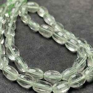 8.5-11 mm approx Beautiful Green Amethyst Step Cut Oval Nuggets Gemstone Beads, Green Amethyst Beads, 16 Inches Strand, Jewelry Making Stone 8.5-11 mm approx Beautiful Green Amethyst Step Cut Oval Nuggets Gemstone Beads, Green Amethyst Beads, 16 Inches Strand, Jewelry Making Stone