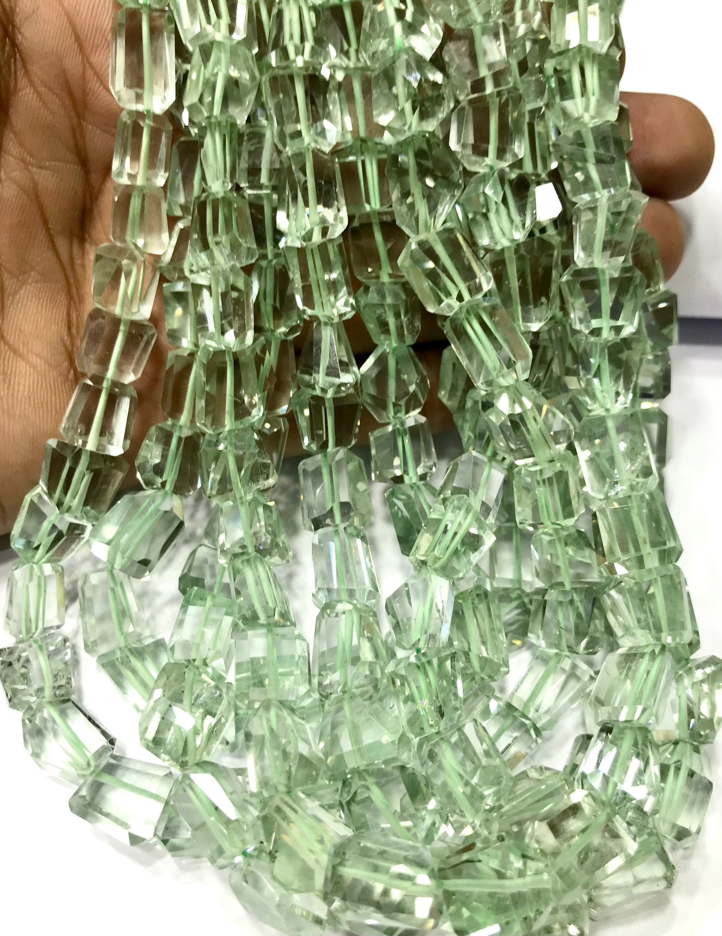 Aaa+ Grade~~green Amethyst Faceted Nuggets Beads Green Amethyst Gemstone Beads Natural Amethyst Laser Cut Nuggets Amethyst Beaded Necklace Aaa+ Grade~~green Amethyst Faceted Nuggets Beads Green Amethyst Gemstone Beads Natural Amethyst Laser Cut Nuggets Amethyst Beaded Necklace