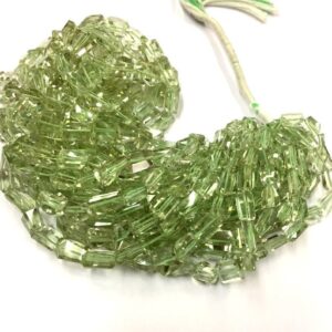 Laser Cut Green Amethyst Nugget Shape Faceted Beads 8mm Width Unusual Shape Natural Loose Gemstone Beads 16" Strand Excellent Quality Laser Cut Green Amethyst Nugget Shape Faceted Beads 8mm Width Unusual Shape Natural Loose Gemstone Beads 16" Strand Excellent Quality
