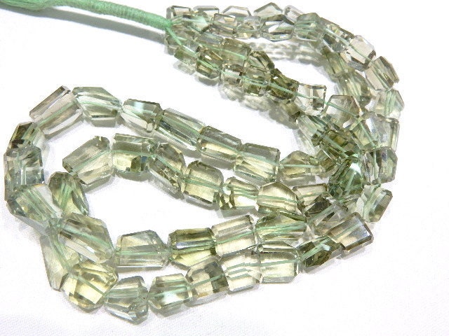 Green Amethyst Nugget Beads: Aaa Gemstone Strand, 8" Green Amethyst Nugget Beads: Aaa Gemstone Strand, 8"