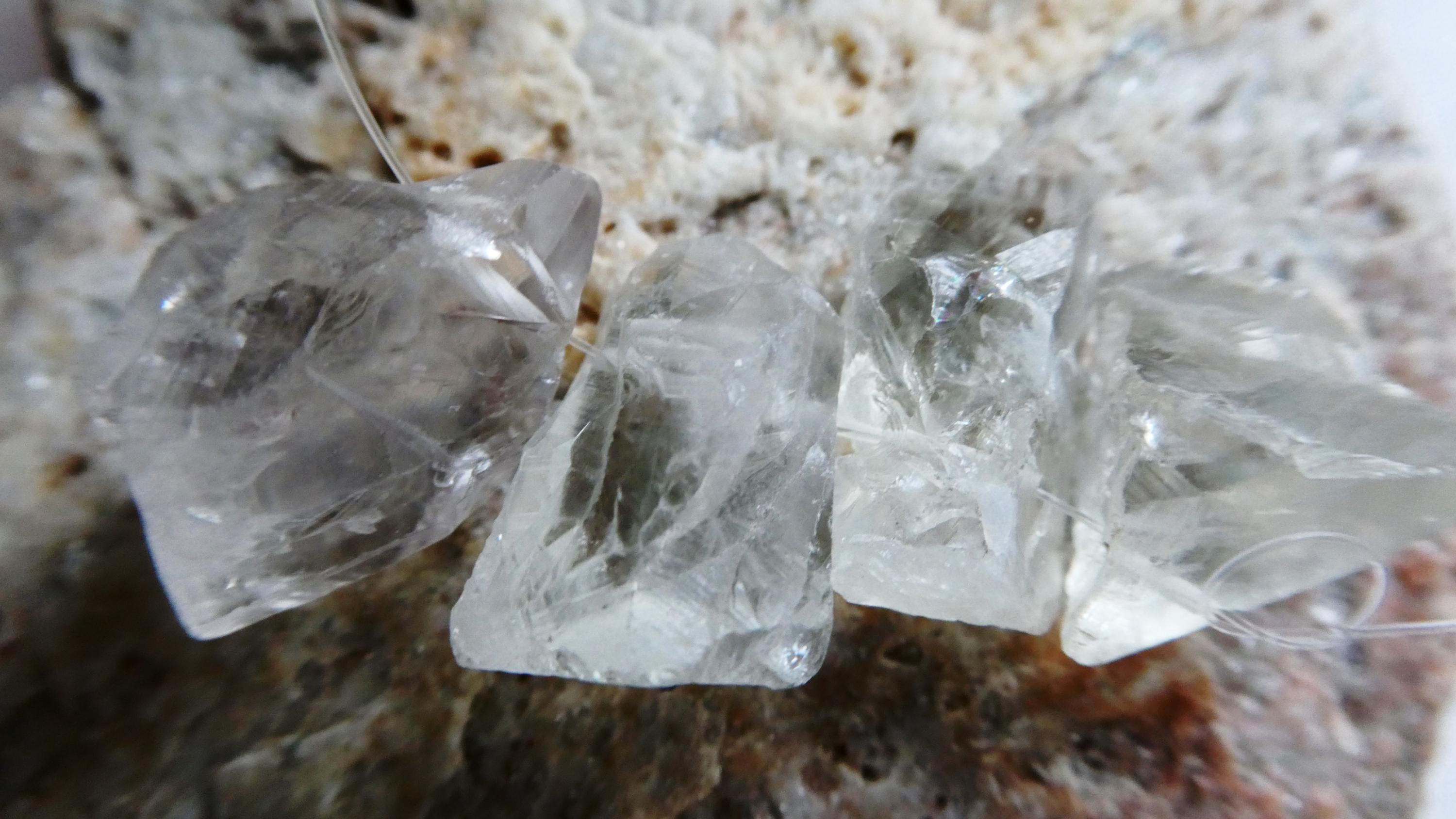 Raw Green Amethyst Crystal 14-19mm Beads -4 Pcs Natural Quartz Prasiolite-jewelry Making- Crafts Beads Raw Green Amethyst Crystal 14-19mm Beads -4 Pcs Natural Quartz Prasiolite-jewelry Making- Crafts Beads