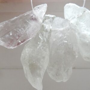 Raw green amethyst point 17-21mm beads -4 pcs spike natural prasiolite gemstone-jewelry making-craft beads Raw green amethyst point 17-21mm beads -4 pcs spike natural prasiolite gemstone-jewelry making-craft beads