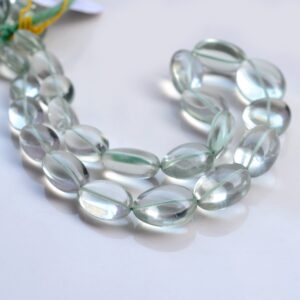 Green Amethyst Smooth Tumble Beads, 6-16mm/7-14mm/13-24mm Natural Green Amethyst Oval Gemstone Beads, 8 Inch/16 Inch Strand, Gds1977 Green Amethyst Smooth Tumble Beads, 6-16mm/7-14mm/13-24mm Natural Green Amethyst Oval Gemstone Beads, 8 Inch/16 Inch Strand, Gds1977