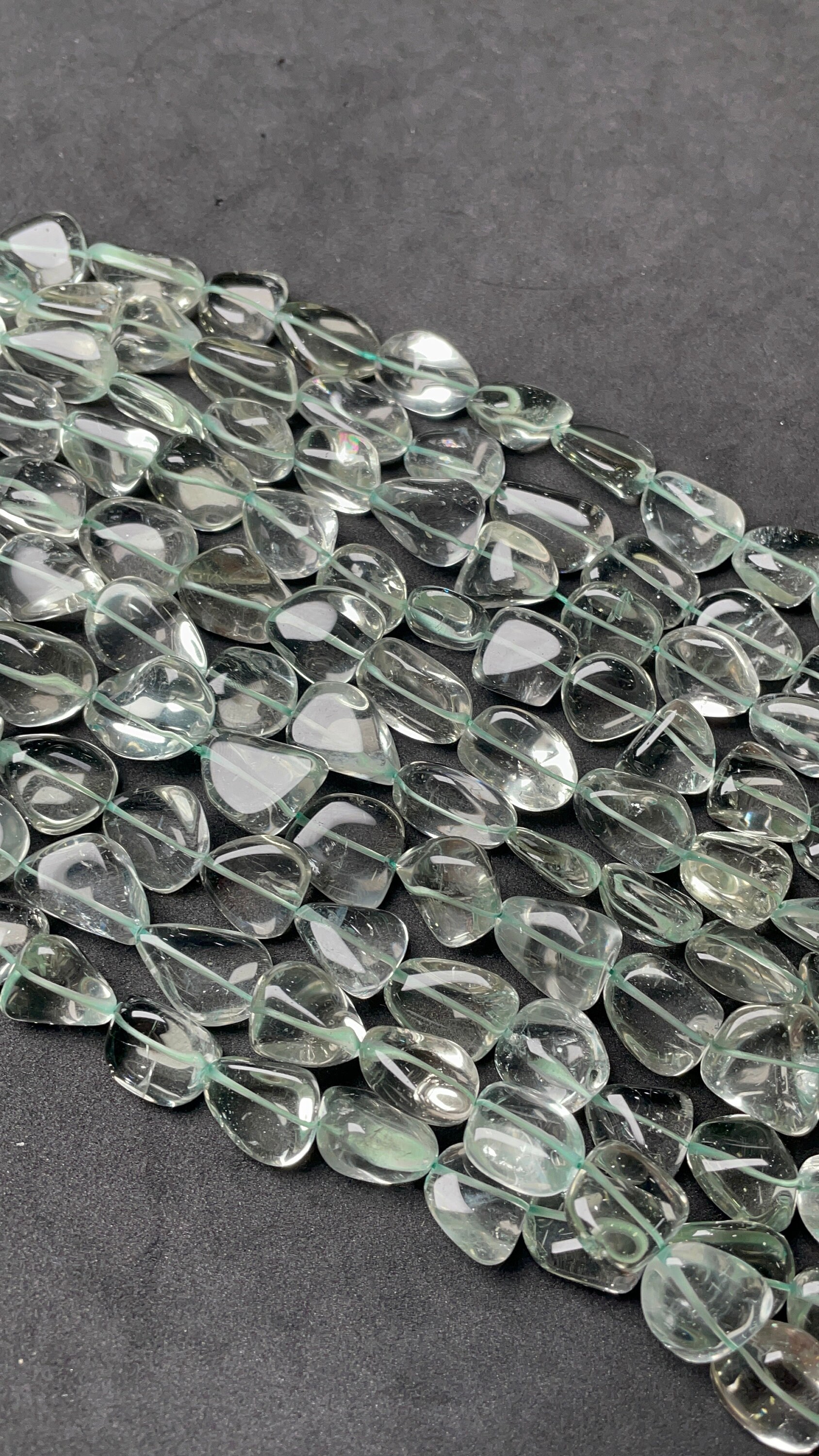 Top Quality- Natural Green Amethyst Smooth Nuggets/tumble Shape Gemstone Beads, Size- 12/14 Mm Gorgeous Beads 15.5 Inches Strand Beads Top Quality- Natural Green Amethyst Smooth Nuggets/tumble Shape Gemstone Beads, Size- 12/14 Mm Gorgeous Beads 15.5 Inches Strand Beads