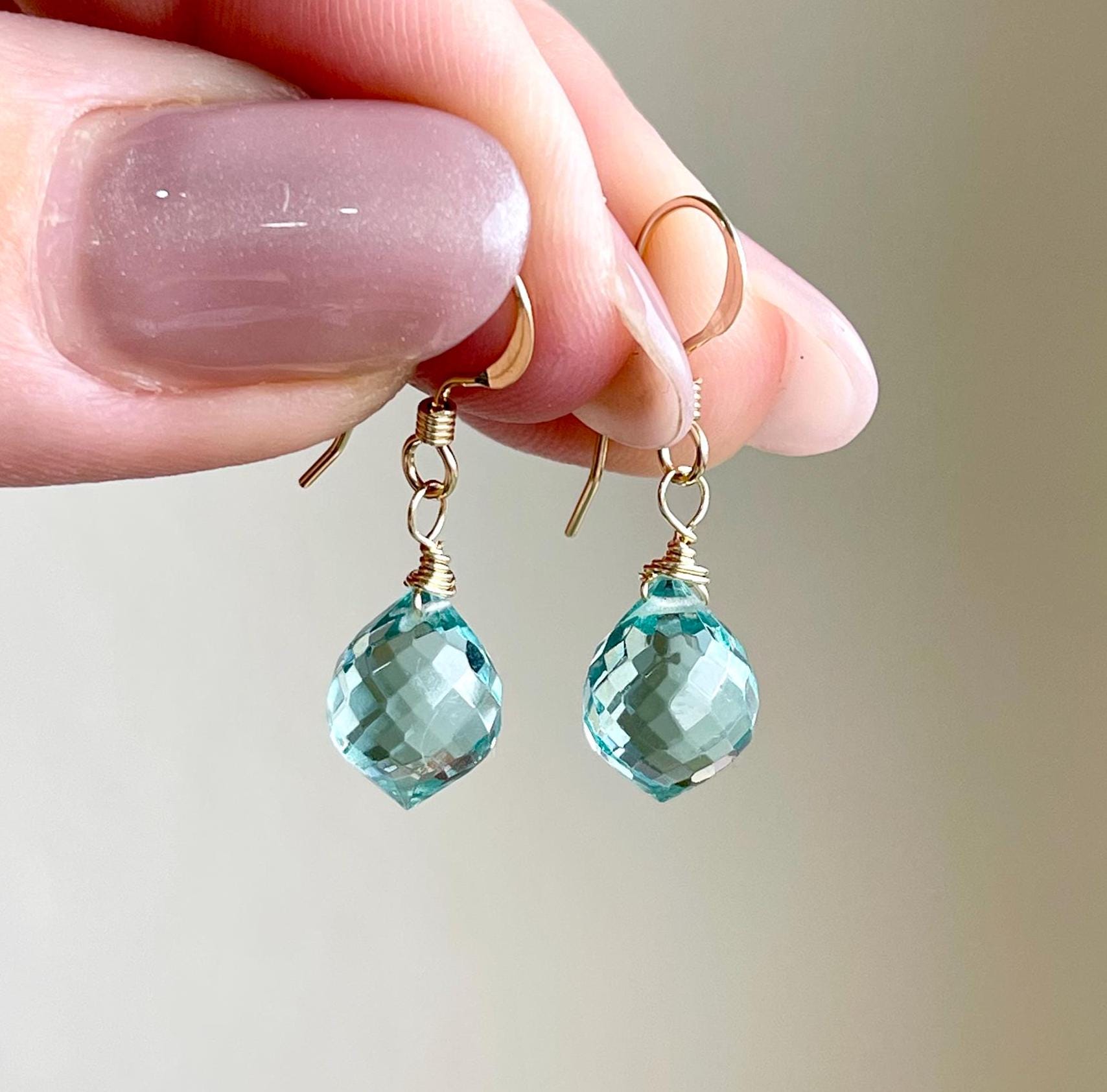 Green Amethyst Teardrop Earrings, Mint Green Tiny Prasiolite Earrings Gold Or Silver, Minimal Simple Sage Jewelry, Delicate Gift For Women Green Amethyst Teardrop Earrings, Mint Green Tiny Prasiolite Earrings Gold Or Silver, Minimal Simple Sage Jewelry, Delicate Gift For Women