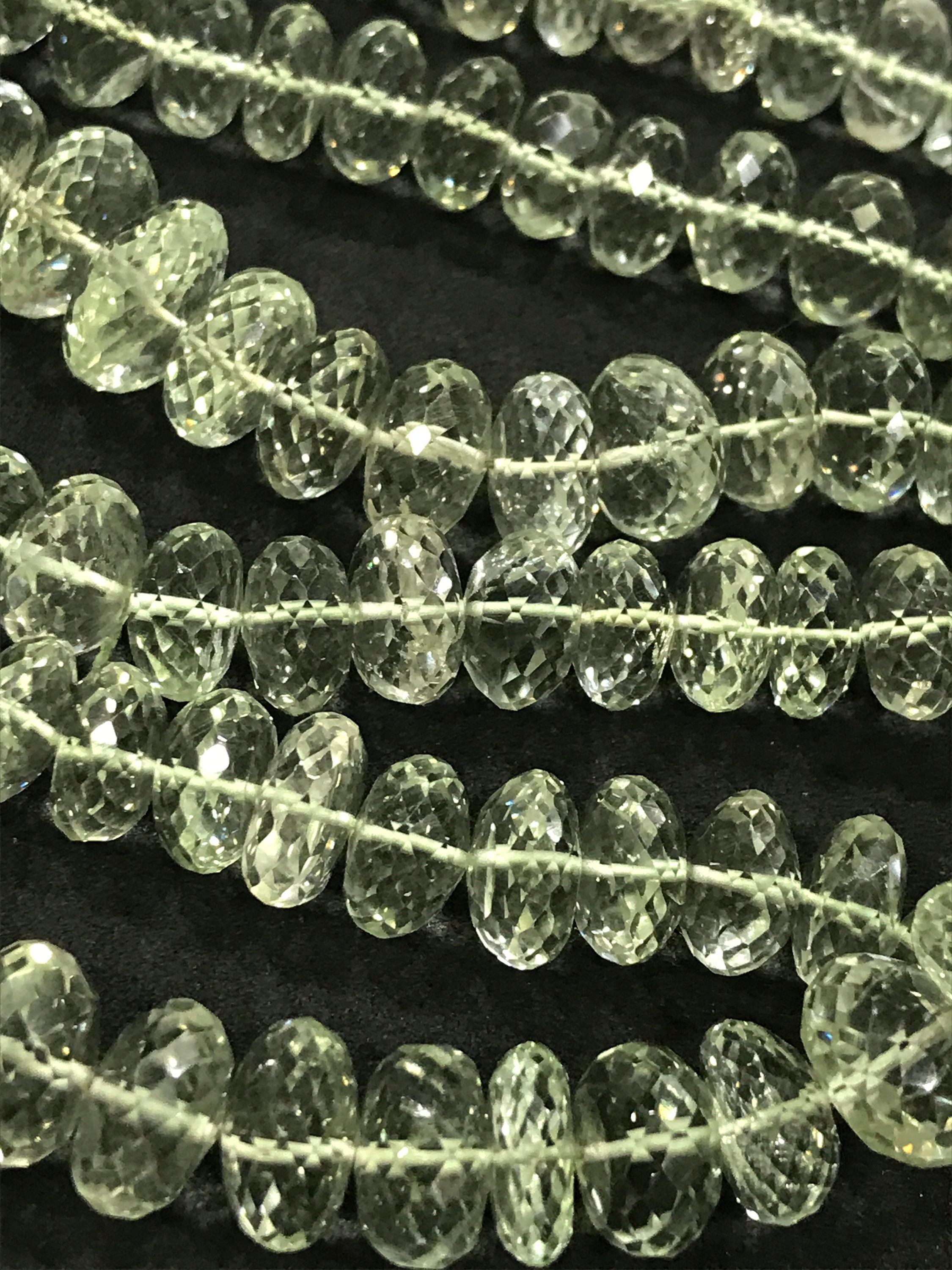 Aaa Natural Green Amethyst | 11.5-13.5 Mm Rondelle Faceted | 10 Inch Strand | Jewelry Making Supplies Aaa Natural Green Amethyst | 11.5-13.5 Mm Rondelle Faceted | 10 Inch Strand | Jewelry Making Supplies
