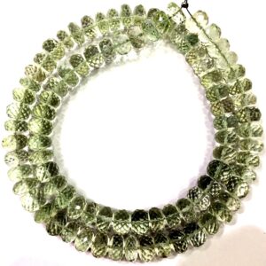 AAA~Natural Green Amethyst Faceted Rondelle Beads 8.MM Rondelle Beads Great Luster Amethyst Strand Green Amethyst Gemstone Beads Wholesale. AAA~Natural Green Amethyst Faceted Rondelle Beads 8.MM Rondelle Beads Great Luster Amethyst Strand Green Amethyst Gemstone Beads Wholesale.