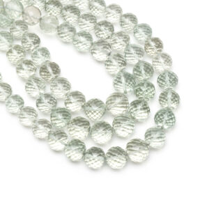 Green Amethyst Faceted Balls Beads, 7mm To 10mm, Green Amethyst Round, Amethyst Jewelry Making Gemstone Beads, 8 Inch / 18 Inch Strand Green Amethyst Faceted Balls Beads, 7mm To 10mm, Green Amethyst Round, Amethyst Jewelry Making Gemstone Beads, 8 Inch / 18 Inch Strand