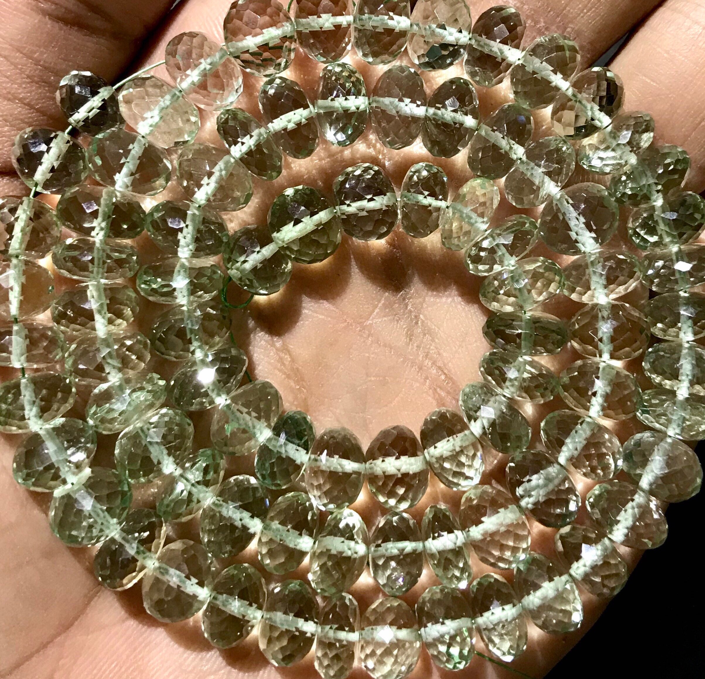 Rare Green Amethyst Premium Quality Faceted Rondelle Shape Beads / 8-9*5-6mm W*h / 18” Faceted Green Amethyst Strand / Amazing Cut Green Amethyst Rare Green Amethyst Premium Quality Faceted Rondelle Shape Beads / 8-9*5-6mm W*h / 18” Faceted Green Amethyst Strand / Amazing Cut Green Amethyst