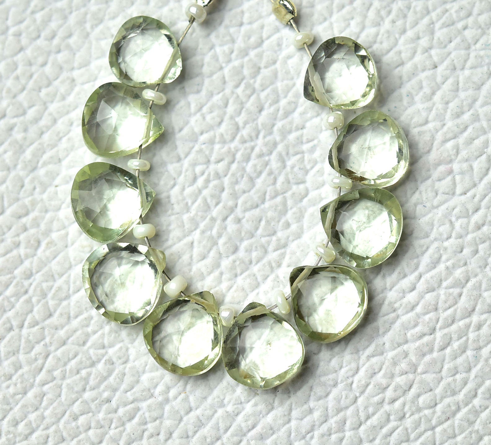 Aaa Green Amethyst Heart Beads 7mm To 7.5mm Faceted Heart Briolettes Superb Amethyst Beads Jewelry Making Earring Beads 10 Pcs No5460 Aaa Green Amethyst Heart Beads 7mm To 7.5mm Faceted Heart Briolettes Superb Amethyst Beads Jewelry Making Earring Beads 10 Pcs No5460