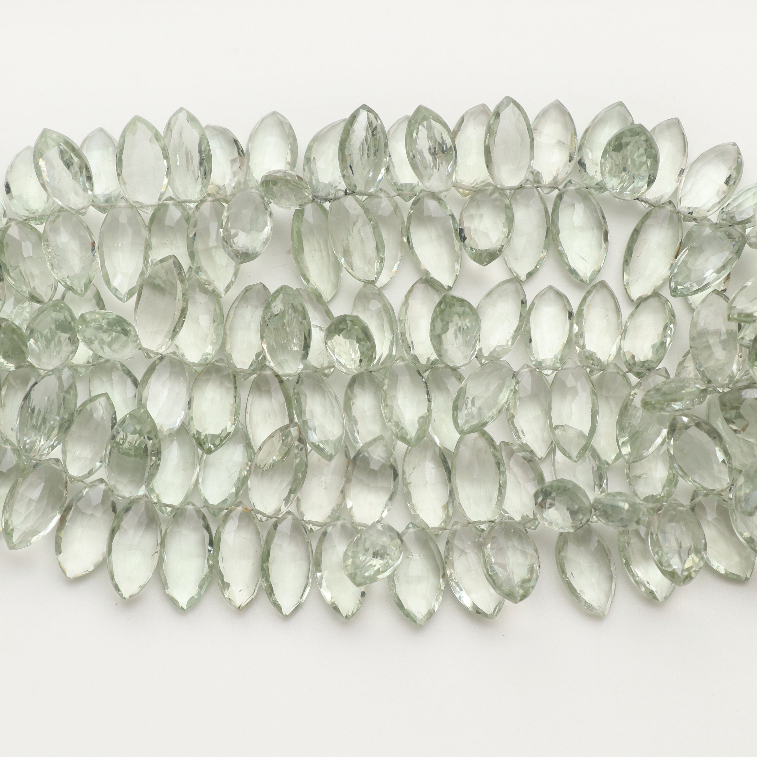 Green Amethyst Faceted Marquise Beads, Amethyst Boat Shape Gemstone - 9x17 Mm, Amethyst Pendant, 7 Inch, Full Strand, Price Per Strand Green Amethyst Faceted Marquise Beads, Amethyst Boat Shape Gemstone - 9x17 Mm, Amethyst Pendant, 7 Inch, Full Strand, Price Per Strand