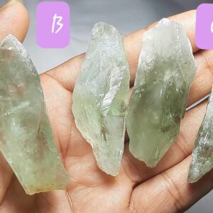 Green Amethyst Unpolished Rough Gemstoneamethyst Specimen,green Amethyst Slice,quartz Rawmaterial,green Amethyst Crystal,healing Quartz Slab