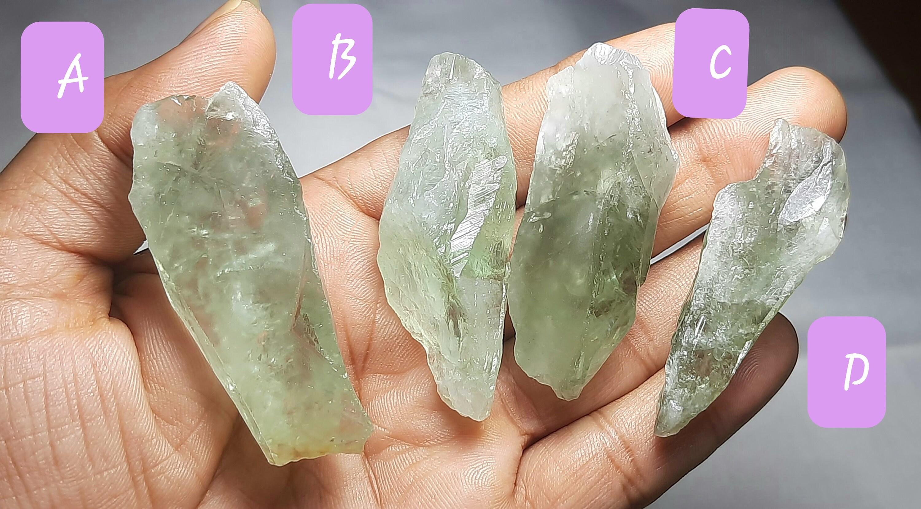 Green Amethyst Unpolished Rough Gemstoneamethyst Specimen,green Amethyst Slice,quartz Rawmaterial,green Amethyst Crystal,healing Quartz Slab