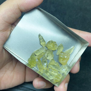 Unpolished Green Amethyst Rough Lot | Natural Prasiolite 15-20mm 10 Piece