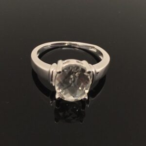 Green Amethyst Silver Ring // 925 Sterling Silver // Simple Oval Setting // Natural Green Amethyst Green Amethyst Silver Ring // 925 Sterling Silver // Simple Oval Setting // Natural Green Amethyst