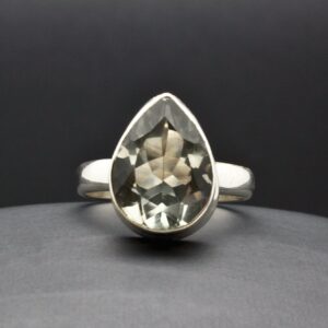 Sterling Silver Green Amethyst Ring Size 7 Sterling Silver Green Amethyst Ring Size 7