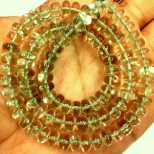 AAA QUALITY~Great Luster~~Natural Green Amethyst Smooth Rondelle Beads 7.MM Green Amethyst Gemstone Beads 7mm Rondelle Jewelry Making Beads. AAA QUALITY~Great Luster~~Natural Green Amethyst Smooth Rondelle Beads 7.MM Green Amethyst Gemstone Beads 7mm Rondelle Jewelry Making Beads.