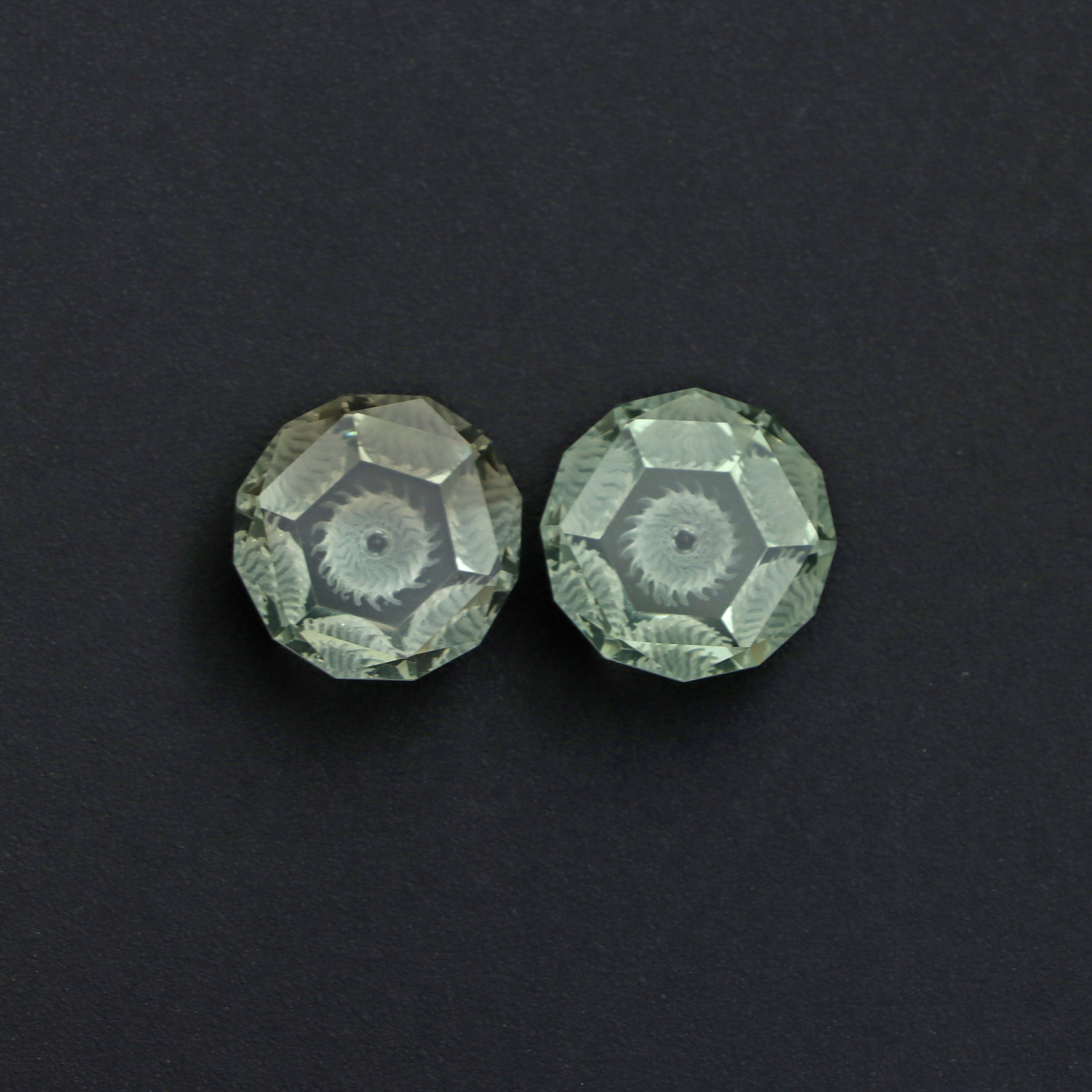 Green Amethyst Intaglio Carving Loose Gemstone, 14x14.5 Mm, Green Amethyst Jewelry Making Gemstone, Carving Gemstone, Pair ( 2 Pieces ) Green Amethyst Intaglio Carving Loose Gemstone, 14x14.5 Mm, Green Amethyst Jewelry Making Gemstone, Carving Gemstone, Pair ( 2 Pieces )