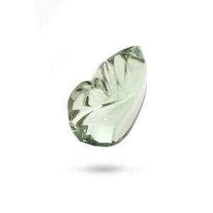 Natural Green Amethyst Smooth Organic Tumble Loose Gemstone, 30x40.5 Mm, Natural Prasiolite, Amethyst Tumble Jewelry Making Gemstone,1 Piece