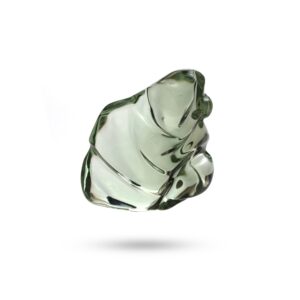 Natural Green Amethyst Smooth Organic Tumble Loose Gemstone, 34x36 Mm, Amethyst Tumble Jewelry Making Gemstone, Gift For Her, 1 Piece