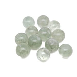 Prasiolite Sphere Gemstone – Green Amethyst Crystal Sphere - Healing Stone – Crystal Ball – Crystal Décor – 20mm - SP1127