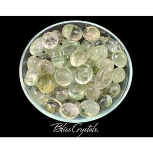 Prasiolite Tumbled Stone Aka Gem Green Amethyst Quartz Grade A #pt47 Prasiolite Tumbled Stone Aka Gem Green Amethyst Quartz Grade A #pt47